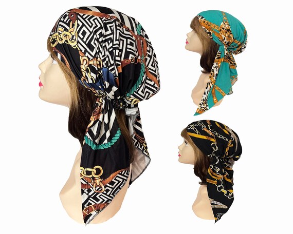 Ultra Soft Pre-tied Head Scarf - Chemo Cancer Hair Loss  display picture 2