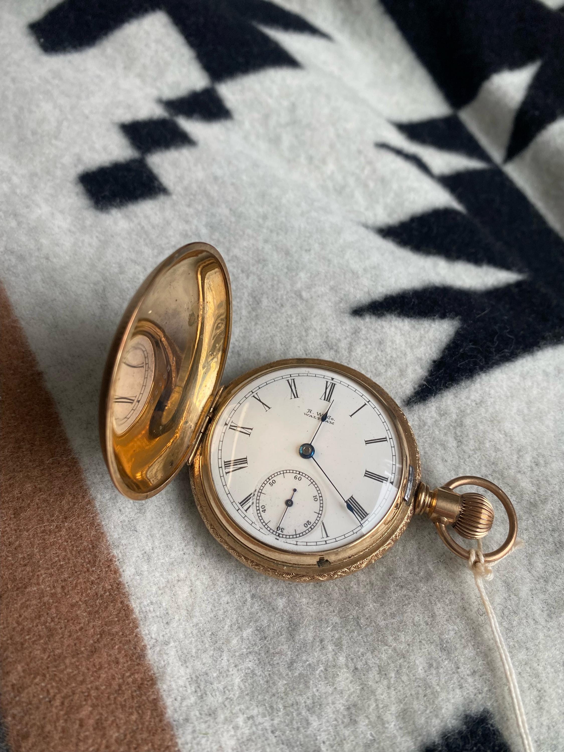WALTHAM（ウォルサム）懐中時計 18k イエローゴールド 金無垢