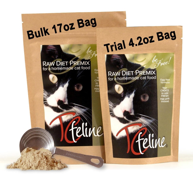 17oz Tcfeline Raw Cat Food Premix/supplement to Make Homemade Raw Cat