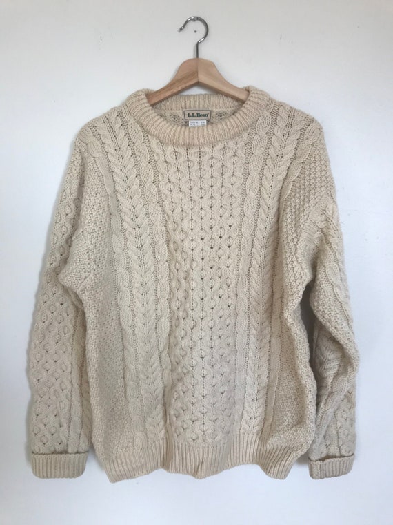 Irish Cable Knit Fisherman Sweater