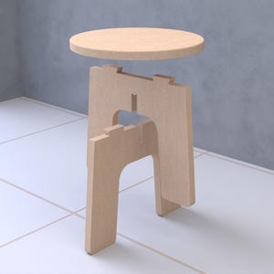 Kids Stool – Digital CNC Files for Download Interlocking Design - Etsy