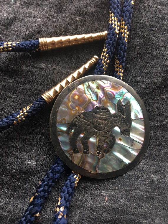 Mexico abalone shell bolo