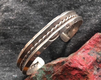 Old pawn classic sterling cuff