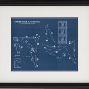 Robert Trent Jones Course Blueprint (Print)
