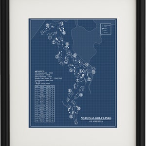 National Golf Links of America Blueprint (Imprimer)