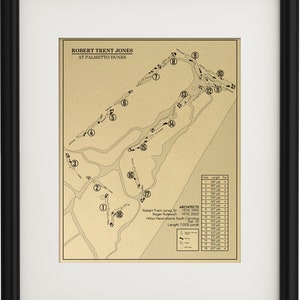 Curso Robert Trent Jones en Palmetto Dunes Outline (Imprimir)