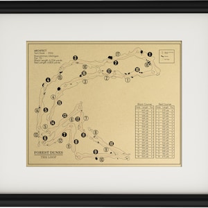 The Loop at Forest Dunes Outline (Print)