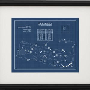 TPC Scottsdale Champions Course Blueprint (Impresión)