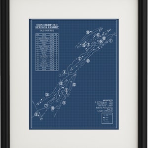 Trump National Doral Miami Blue Monster Blueprint (print) - Etsy