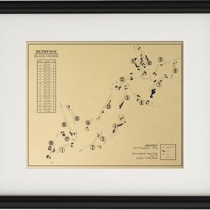 Bethpage Black Course Outline (Print)