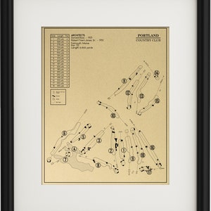 Portland Country Club Outline (Print)