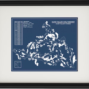 Sand Valley at Sand Valley Golf Resort Blueprint (Print)