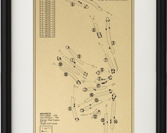 Williams Golf & Country Club Courses Outline (Print)