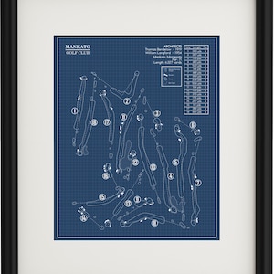 Plano del club de golf de Mankato (impresión)