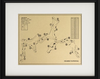 Ozarks National Outline (Print)