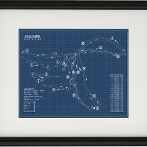 Eldorado Country Club Blueprint (Print)