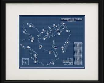 Superstition Mountain Prospector Course Blueprint (Print)