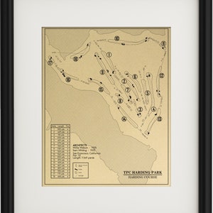 TPC Harding Park, Harding Course Outline (Print)