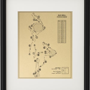 Bay Hill Club & Lodge Outline (Print)