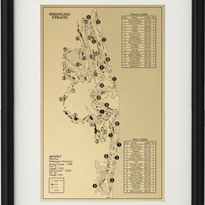 Whistling Straits Outline (Print)