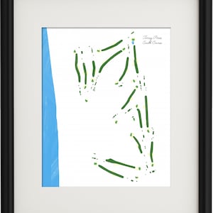 Torrey Pines South Course Painting (Print)