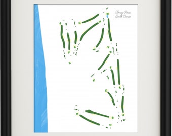 Torrey Pines South Course Painting (Print)