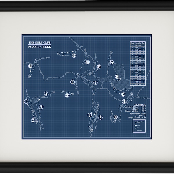 The Golf Club Fossil Creek Blueprint (Print)