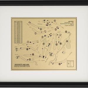 Kennett Square Golf & Country Club Outline (Imprimir)