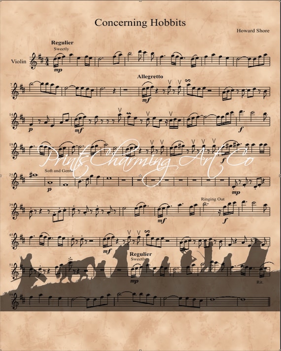 The Fellowship Of The Ring (Howard Shore) » Sheet Music for