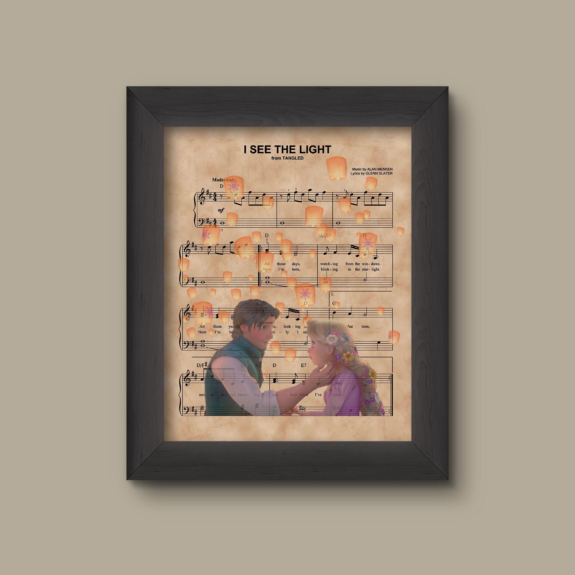 Tangledさん専用ページ Tangled - Disney Wood Sign By Thomas Kinkade Studios – Disney Art