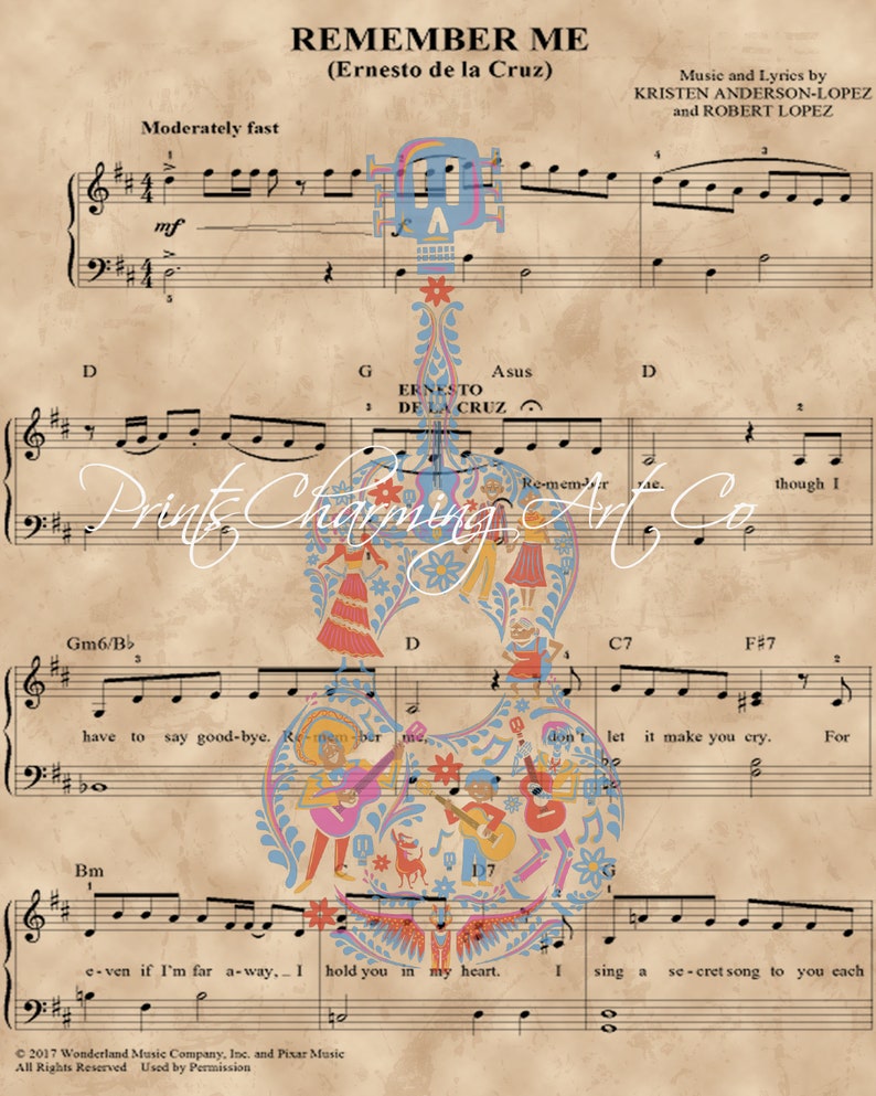 remember me coco piano notes remember me coco piano notes