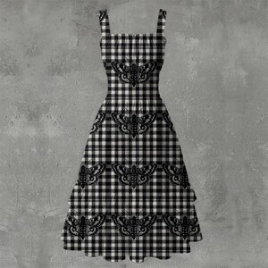Plaid Goth Dress - Etsy Plaid Goth Dress - Etsy
