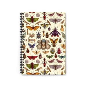 Vintage Bug Spiral Notebook: A5 Insect Journal for Nature Lovers image 2