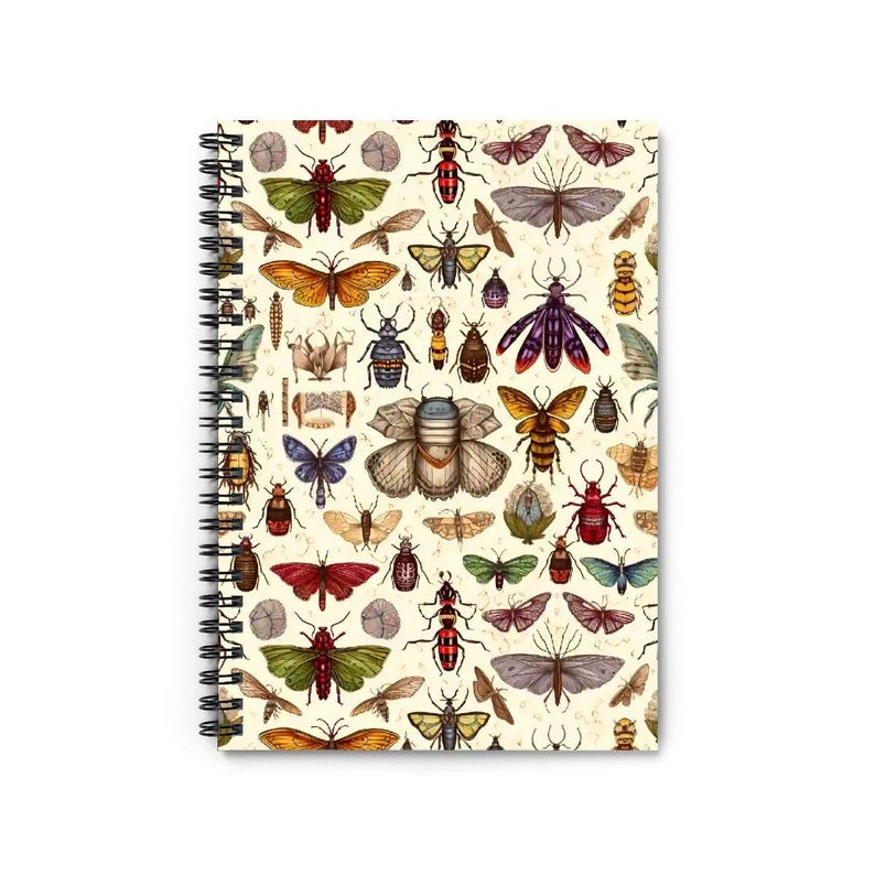 Vintage Bug Spiral Notebook: A5 Insect Journal for Nature Lovers image 2
