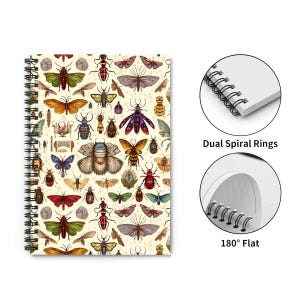 Vintage Bug Spiral Notebook: A5 Insect Journal for Nature Lovers image 8