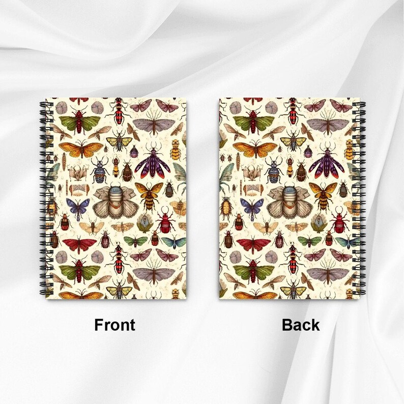 Vintage Bug Spiral Notebook: A5 Insect Journal for Nature Lovers image 4