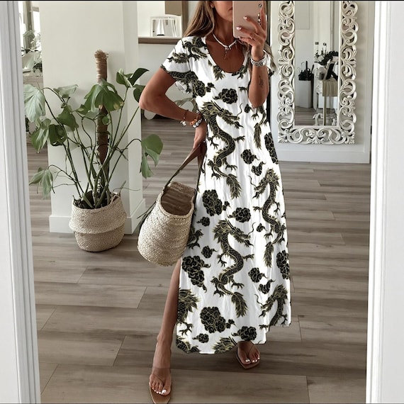 chinese dress ladies Phoenix Plunge Gown