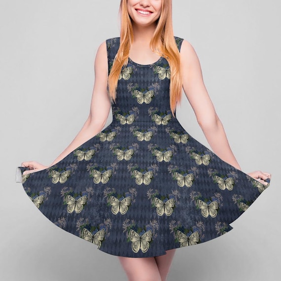 butterfly fit and flare dress Butterfly Dress main image 1