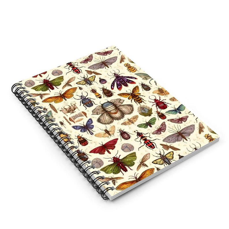 Vintage Bug Spiral Notebook: A5 Insect Journal for Nature Lovers image 5