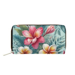 Hibiscus Hawaiian Mini Purse Wallet | Stylish and Portable Design