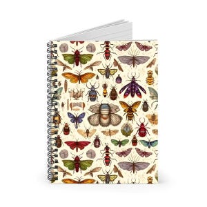 Vintage Bug Spiral Notebook: A5 Insect Journal for Nature Lovers image 6