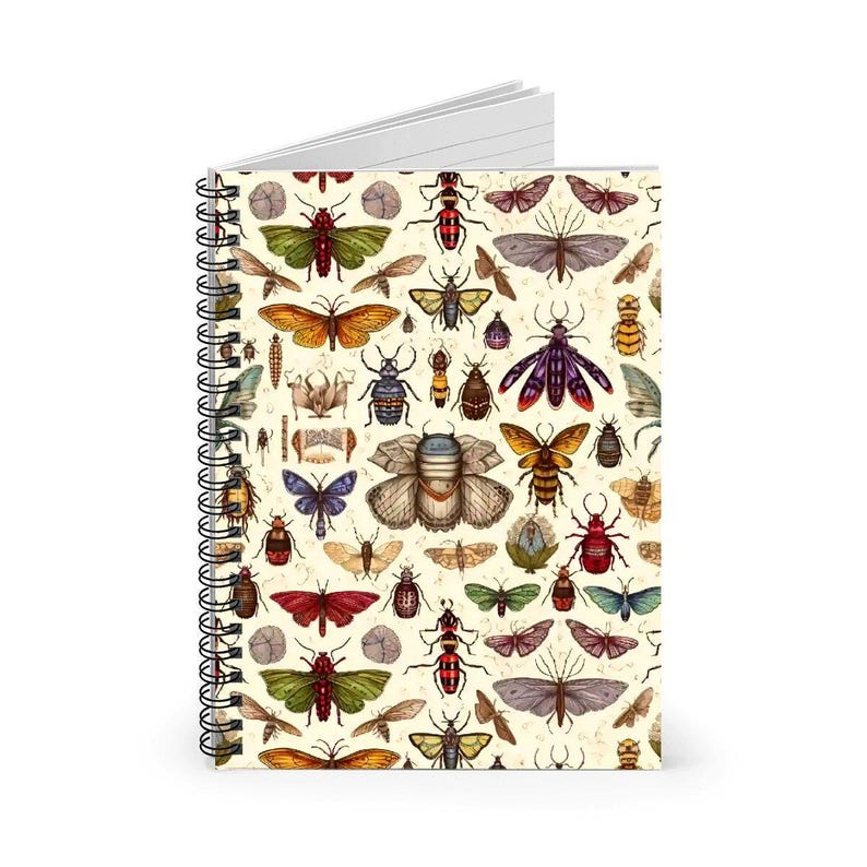 Vintage Bug Spiral Notebook: A5 Insect Journal for Nature Lovers image 6