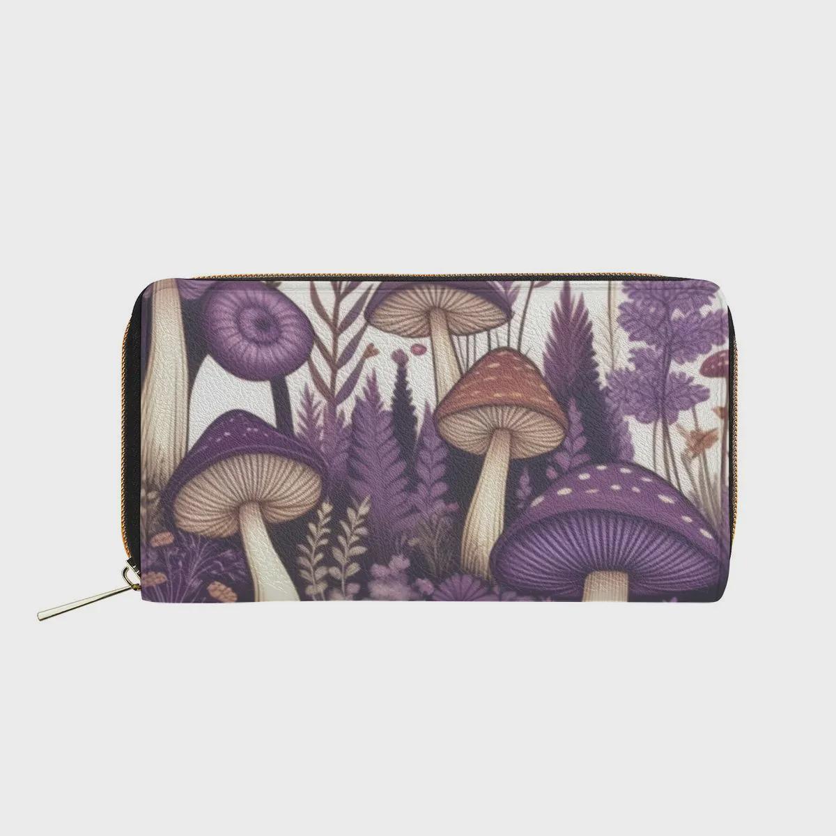 Cartera Larga Con Estampado De Flores Y Animales Howilath - Diseño Delgado, Múltiples Ranuras, Piel Sintética, Tamaño Compacto