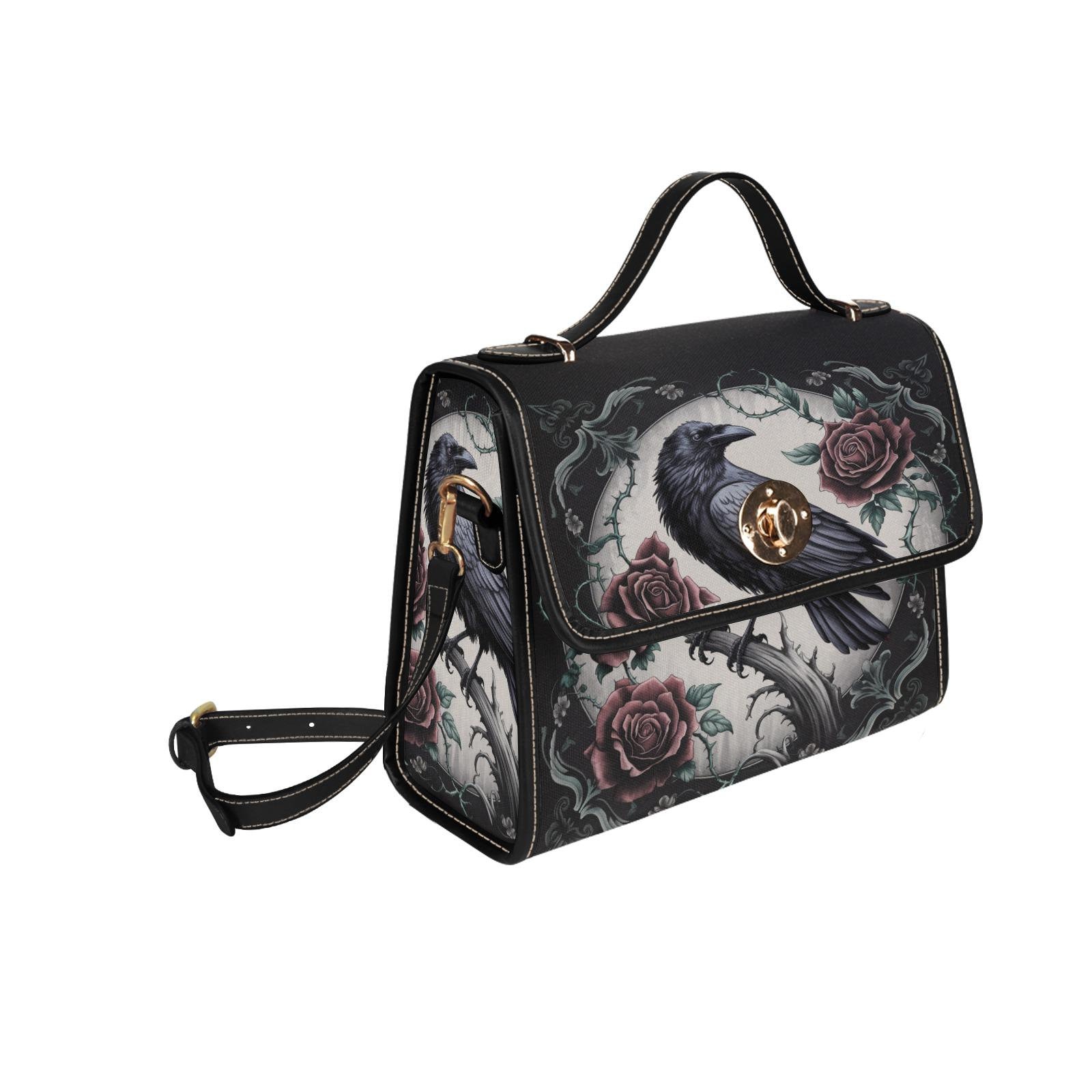 Crow shoulder bag