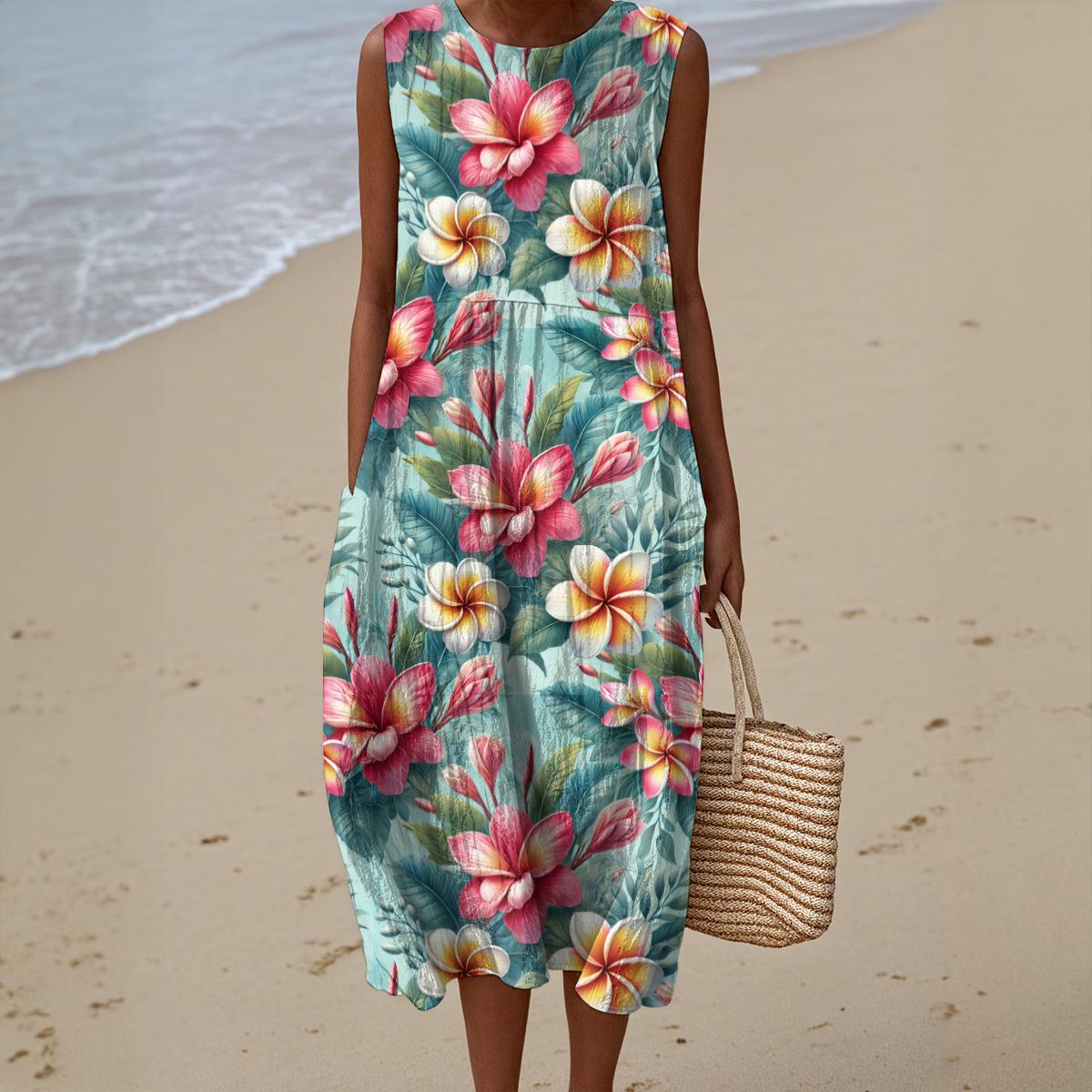 Linen Hawaiian Dress - Etsy Canada