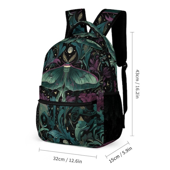 Tapestry Floral Backpack Witchy Moth Cottagecore Fairycore Grandmacore Botanical Signare | Bags | Floral Signare Backpack | Poshmark main image 2