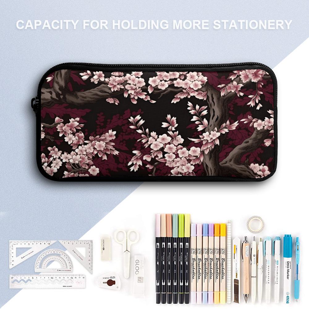 Cherry Blossom Backpack Set, Sakura Floral Print, Kids School Bag