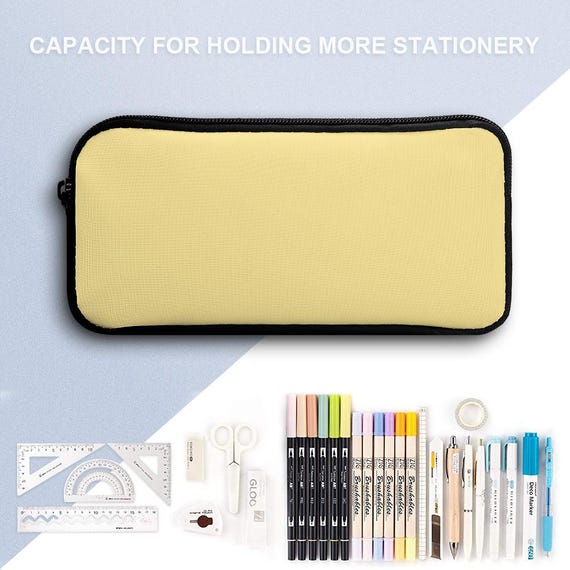 Butter Yellow 3-piece Backpack Set, School Bag, Lunch Box  display picture 3
