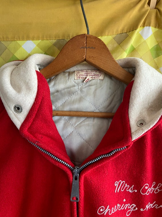 Vintage School Jacket, Cheerleading Advisor, Facu… - image 4