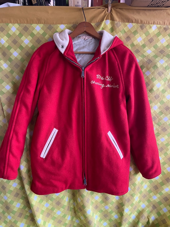 Vintage School Jacket, Cheerleading Advisor, Facu… - image 1